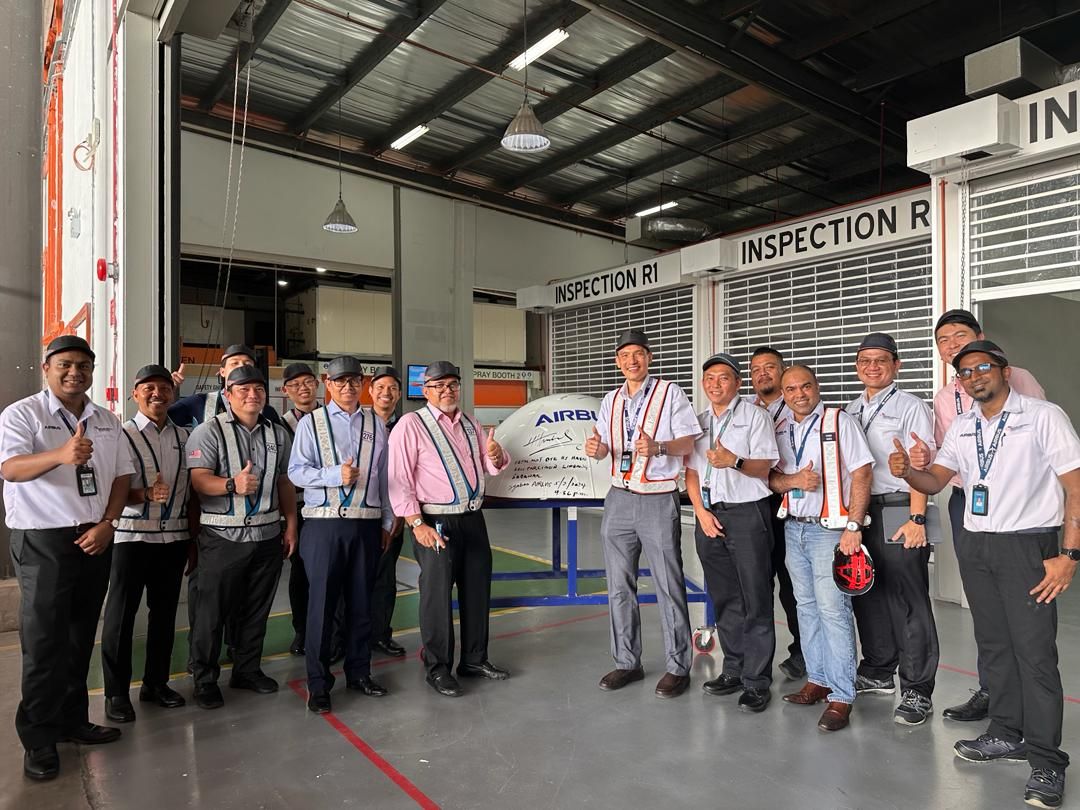 Malaysia's Deputy Minister of Transport Exclusive visit to Sepang Aircraft Engineering