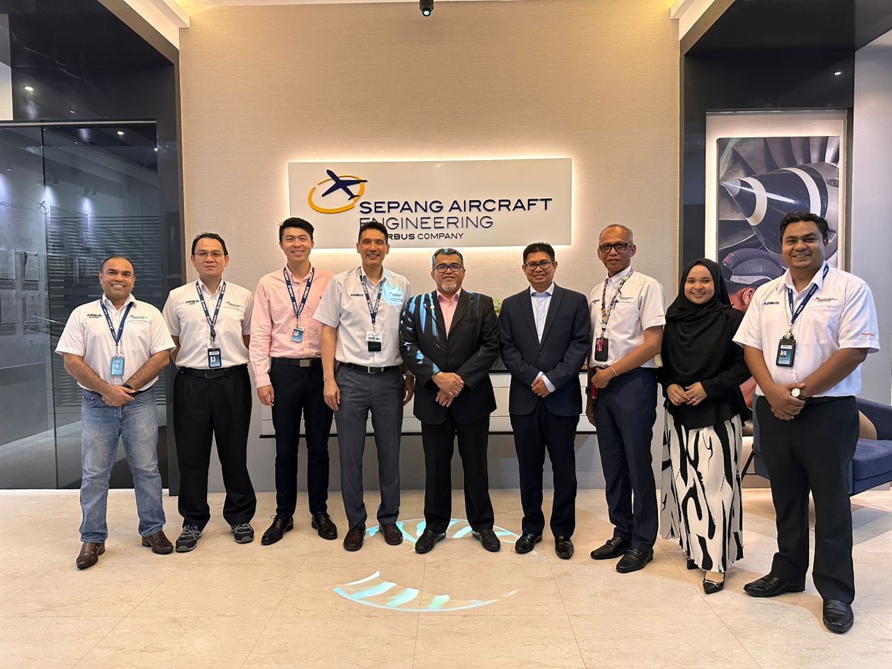 Malaysia's Deputy Minister of Transport Exclusive visit to Sepang Aircraft Engineering