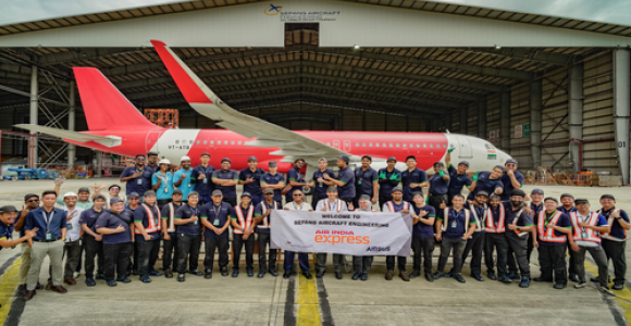 SAE supporting Air India Express on two of their Airbus A320 aircraft