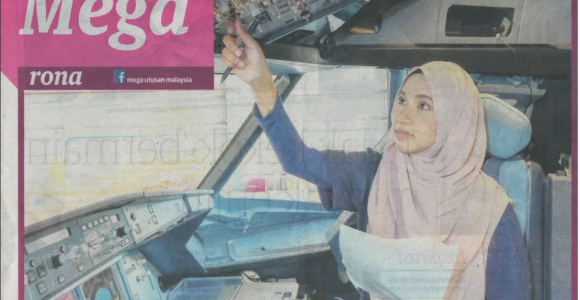 Nur Amirah Maintains Aircraft